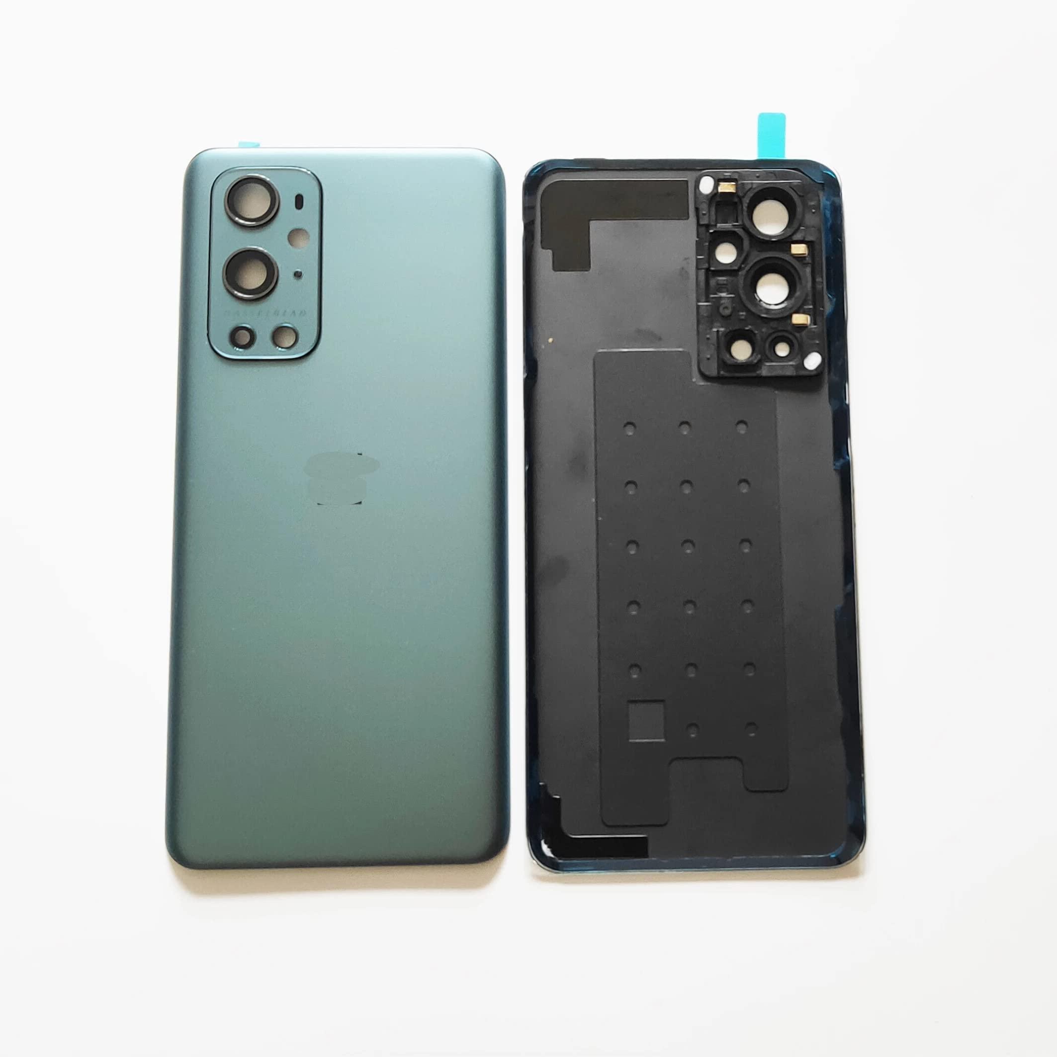 Back Glass Panel for Oneplus 9 Pro Pine Green with Camera Lens Module and Self Adhesive Tape - EGFix Back Glass Panel for Oneplus 9 Pro Pine Green with Camera Lens Module and Self Adhesive Tape - EGFix